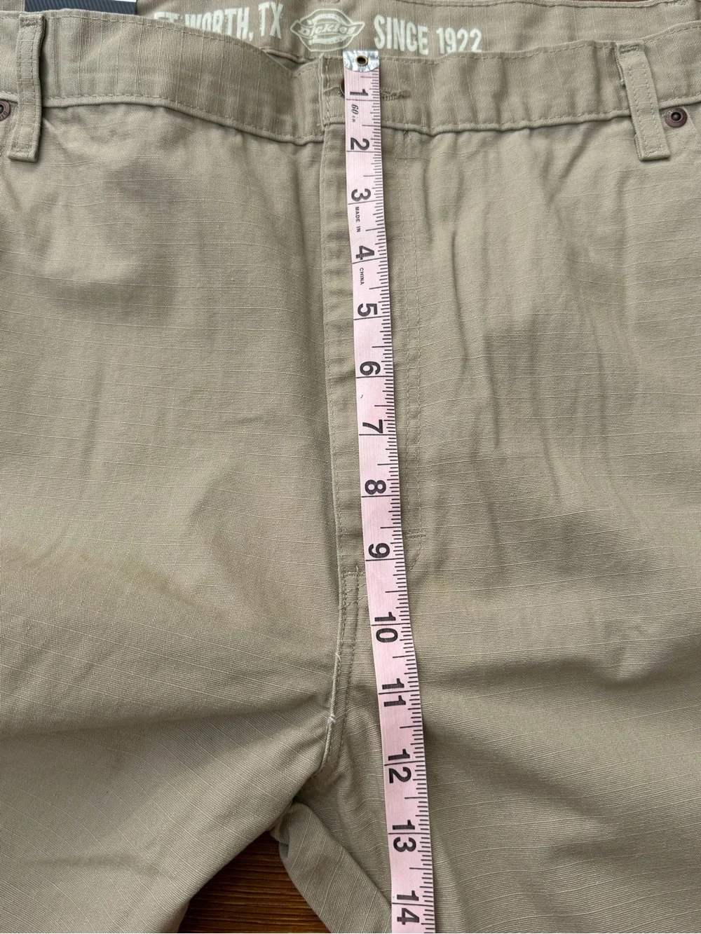 Dickies Carpenter Pants 40x30 Men Khaki Relaxed Fit Ripstop Work Utility NWT